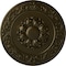 Ekena Millwork Sydney Ceiling Medallion (Fits Canopies up to 5 3/4"), Hand-Painted Green Gold, 27 3/4"OD x 2"P CM27SYGGS - alternate 1